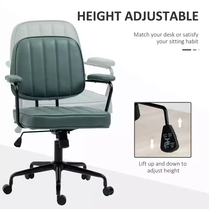 Home Office Chair with Adjustable Height and Tilt
