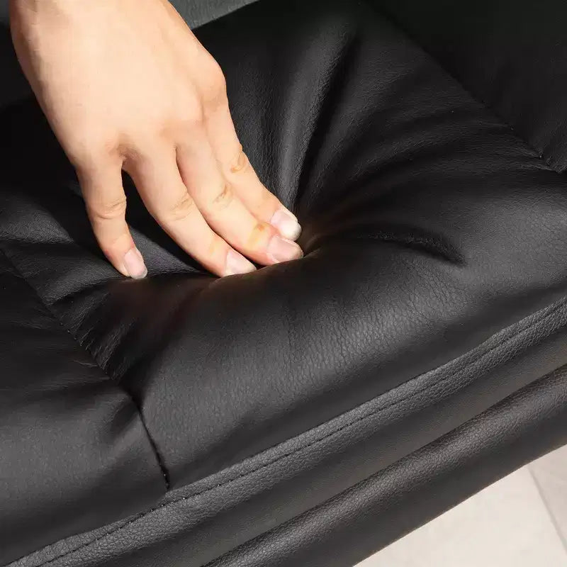Executive Office Chair with Footrest and Lumbar Support, PU Leather Desk Chair, Ergonomic, Reclining and Swivel