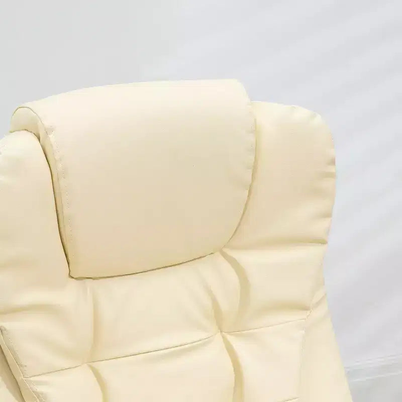 Massage Office Chair, Heated Reclining Computer Chair with 6 Vibration Points, Armrest and Remote