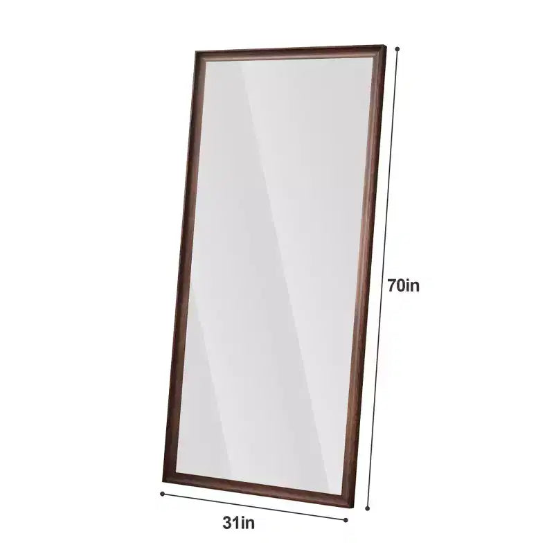 GDFStudio Eos Contemporary 70H Rectangular Full Length Mirror with Artificial Wood Frame