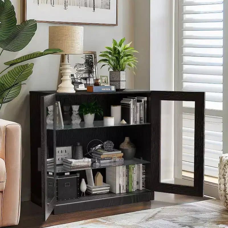 Dovelina 31 31 Decorative Storage Cabinets Wood Multipurpose Freestanding Cabinet Farmhouse Accent Cabinet