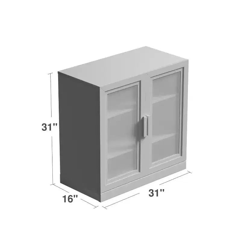 Dovelina 31 31 Decorative Storage Cabinets Wood Multipurpose Freestanding Cabinet Farmhouse Accent Cabinet
