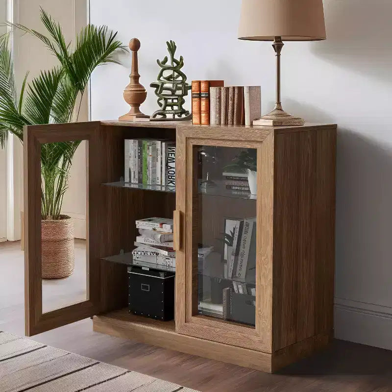 Dovelina 31 31 Decorative Storage Cabinets Wood Multipurpose Freestanding Cabinet Farmhouse Accent Cabinet