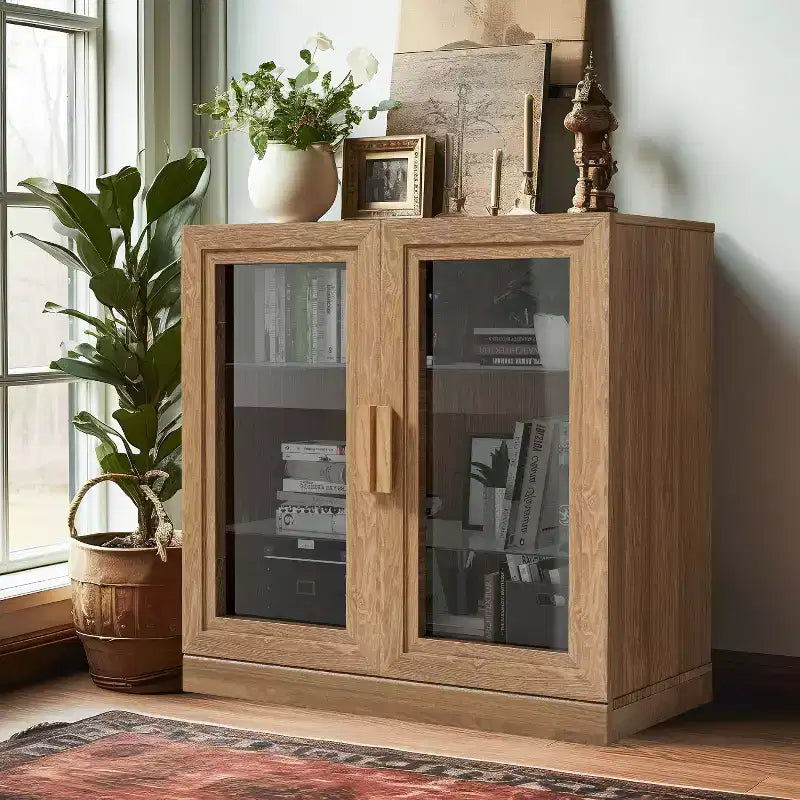 Dovelina 31 31 Decorative Storage Cabinets Wood Multipurpose Freestanding Cabinet Farmhouse Accent Cabinet