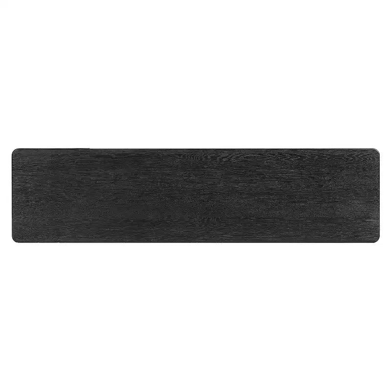 Console Table with 2 Drawers & Shelf, Entryway Table Acacia Wood Sofa Table - ModernLuxe