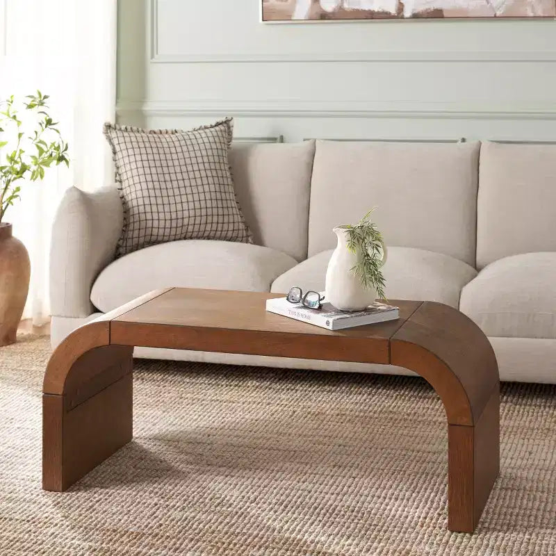 Liasonya Curved Coffee Table - COF6610 - Safavieh