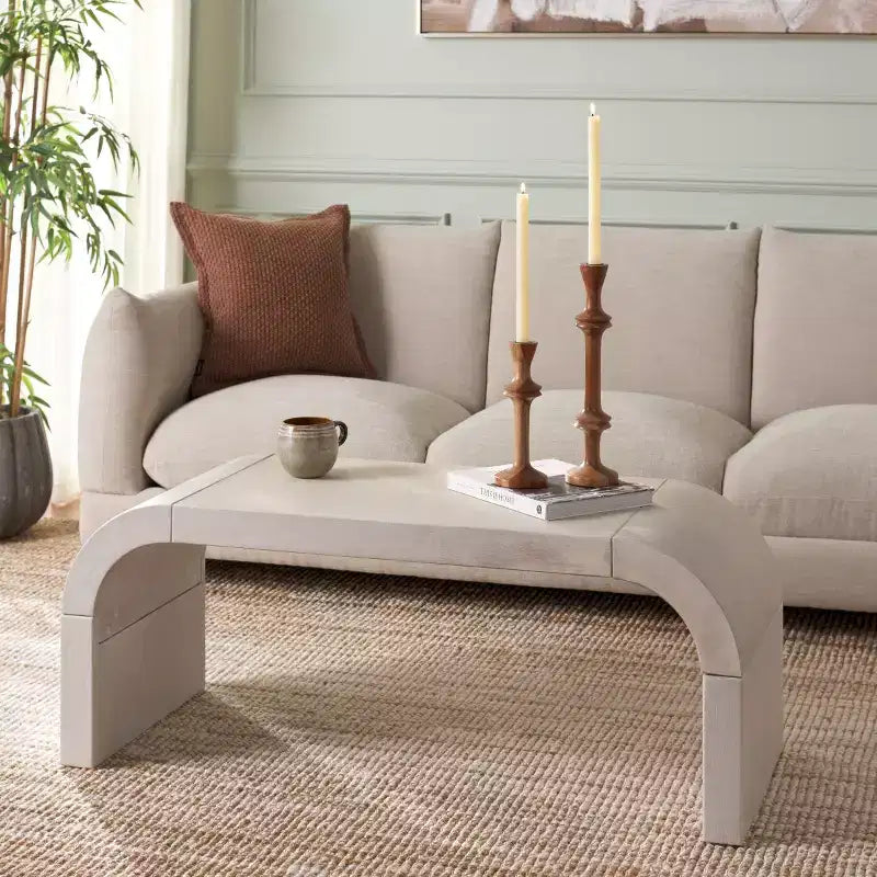 Liasonya Curved Coffee Table - COF6610 - Safavieh