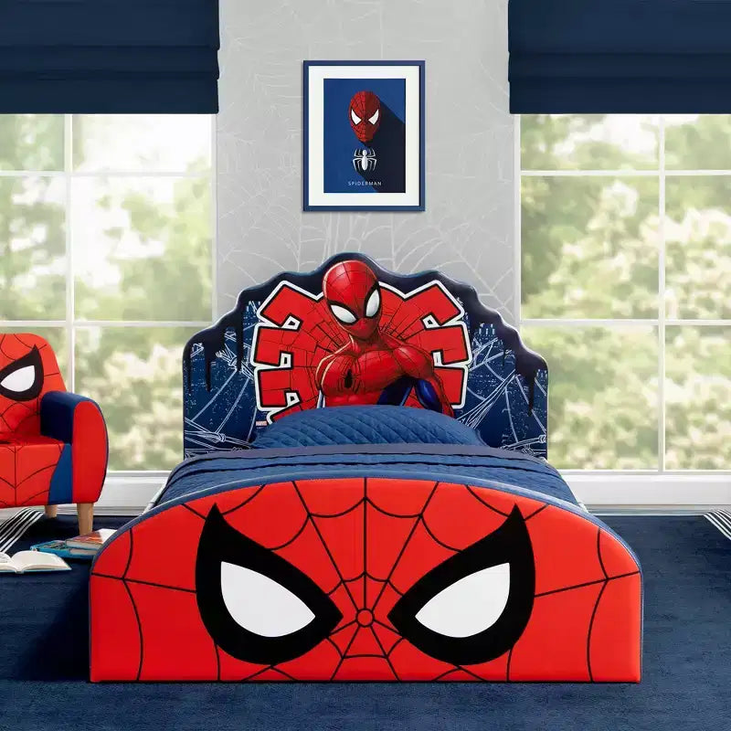 Delta Children Spider-Man Upholstered Twin Bed
