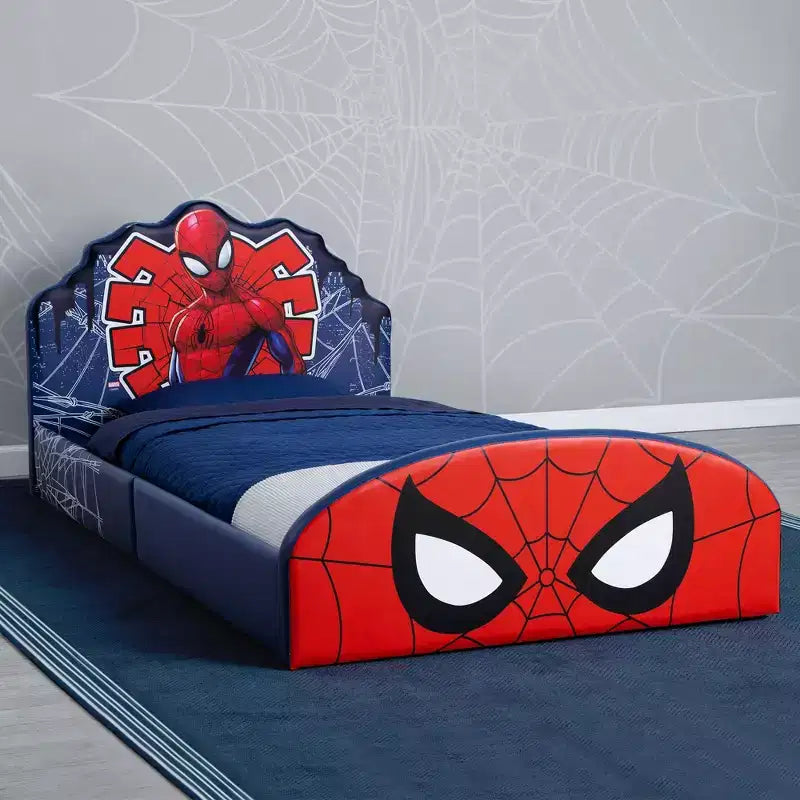 Delta Children Spider-Man Upholstered Twin Bed