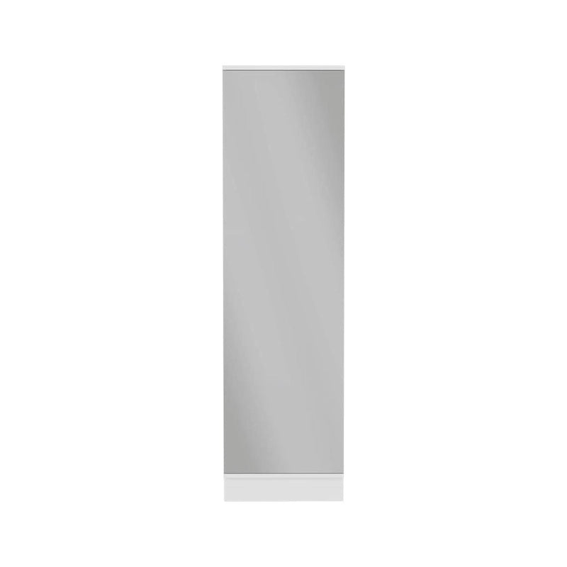 Shoe Rack Chimg, Mirror, Five Interior Shelves, Single Door Cabinet