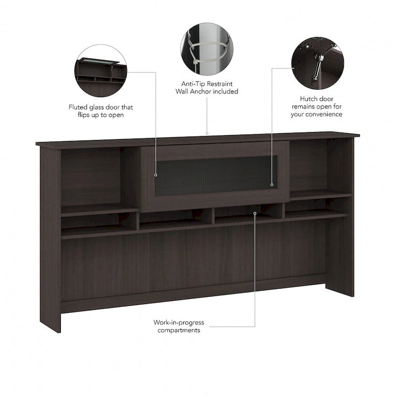 Cabot 72W Desk Hutch by Bush Furniture