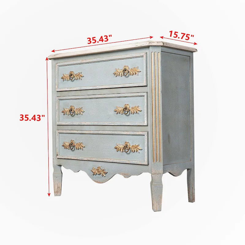Cream Top drawers,Cabinet