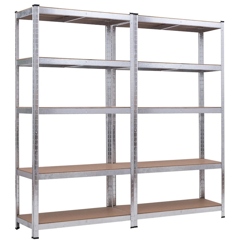Costway 71 Heavy Duty Storage Shelf Steel Metal Garage Rack 5 Level - 35.5x 15.76x 71(L x W x H)