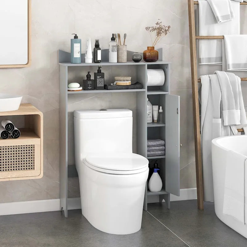 Costway Over the Toilet Storage Cabinet with Toilet Paper Holder