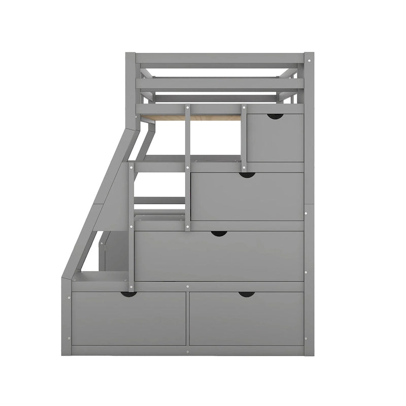 Twin Pine Loft Bed with Desk and Storage
