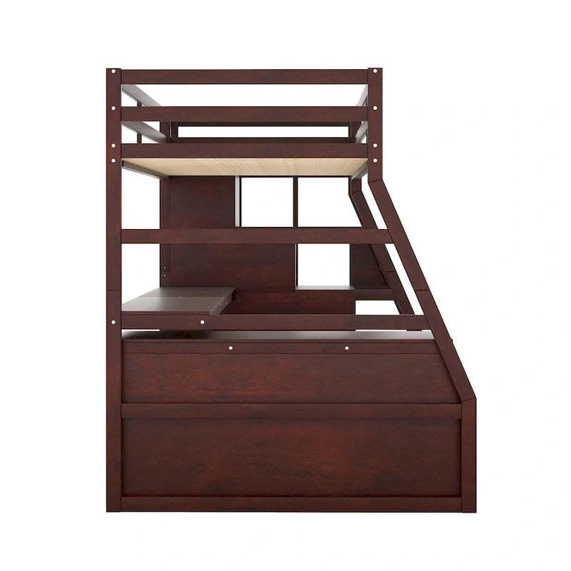 Twin Pine Loft Bed with Desk and Storage