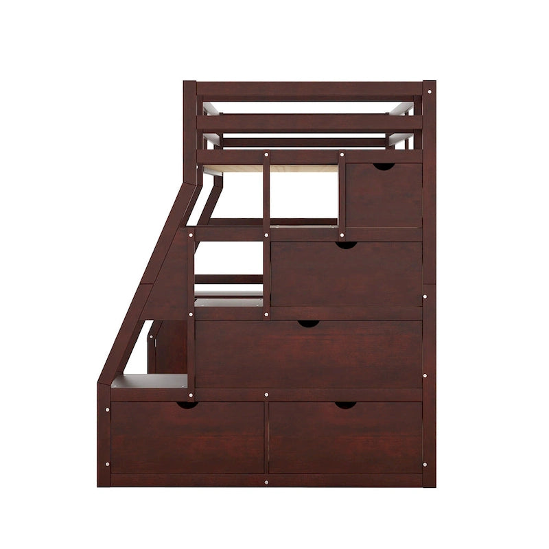 Twin Pine Loft Bed with Desk and Storage