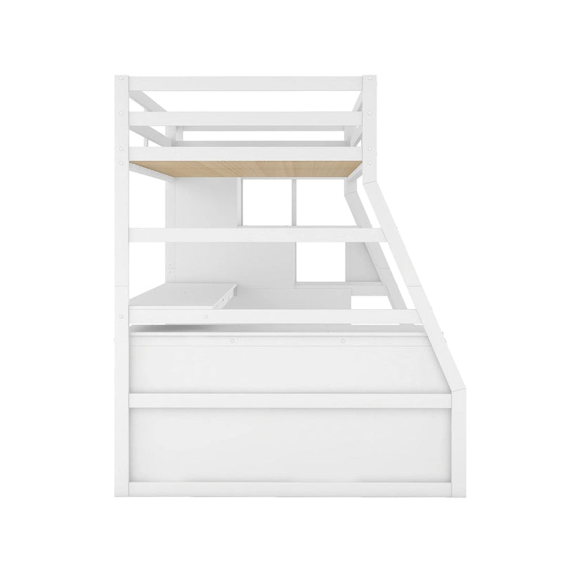 Twin Pine Loft Bed with Desk and Storage