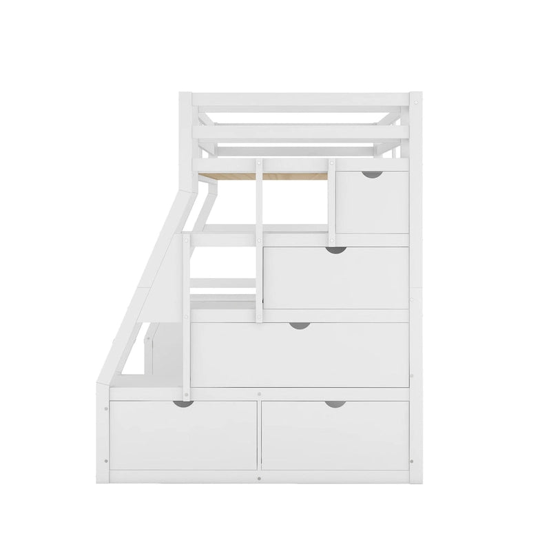 Twin Pine Loft Bed with Desk and Storage