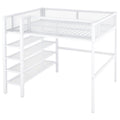 Full Metal Loft Bed with Workstation