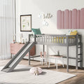 Pine Low Loft Bed with Slide