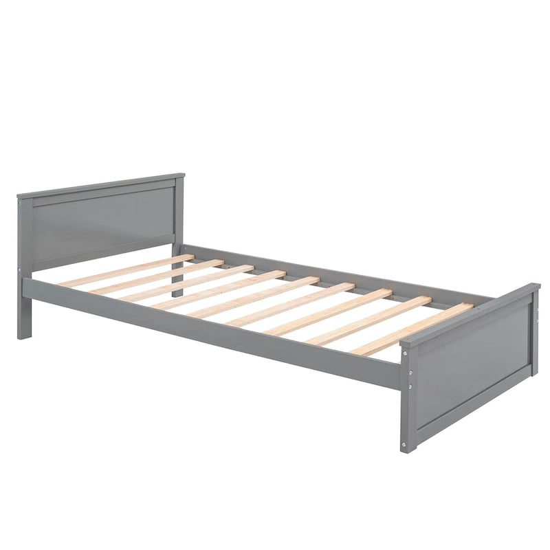 Twin over Twin Pine Loft Bed with Stand-alone