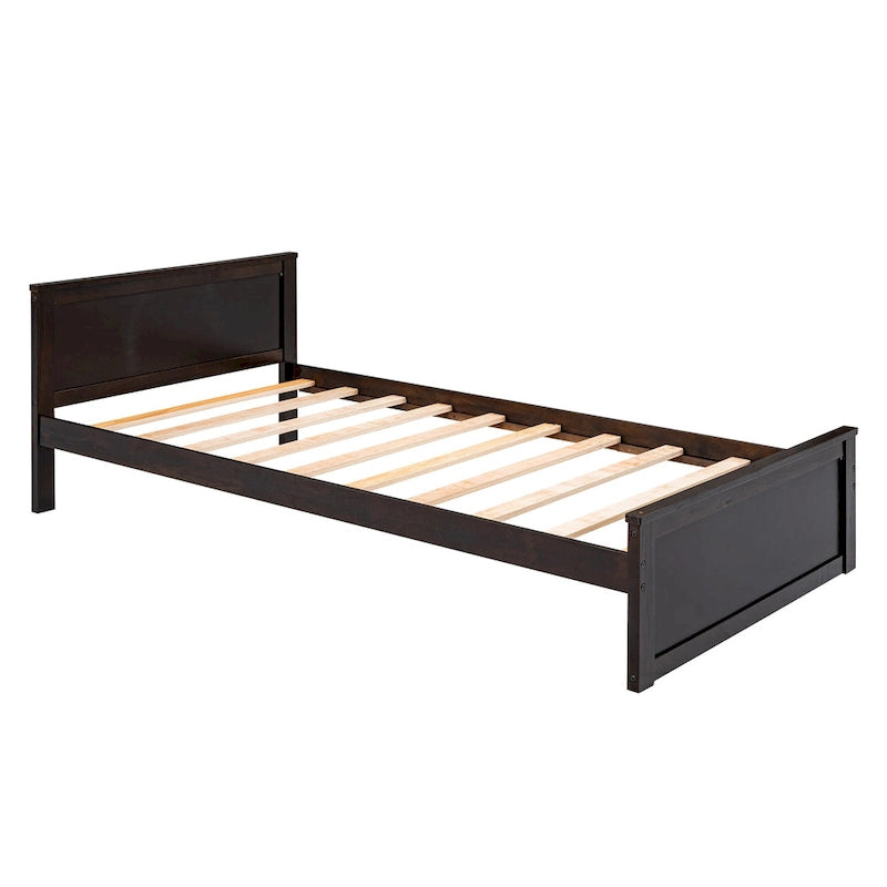 Twin over Twin Pine Loft Bed with Stand-alone