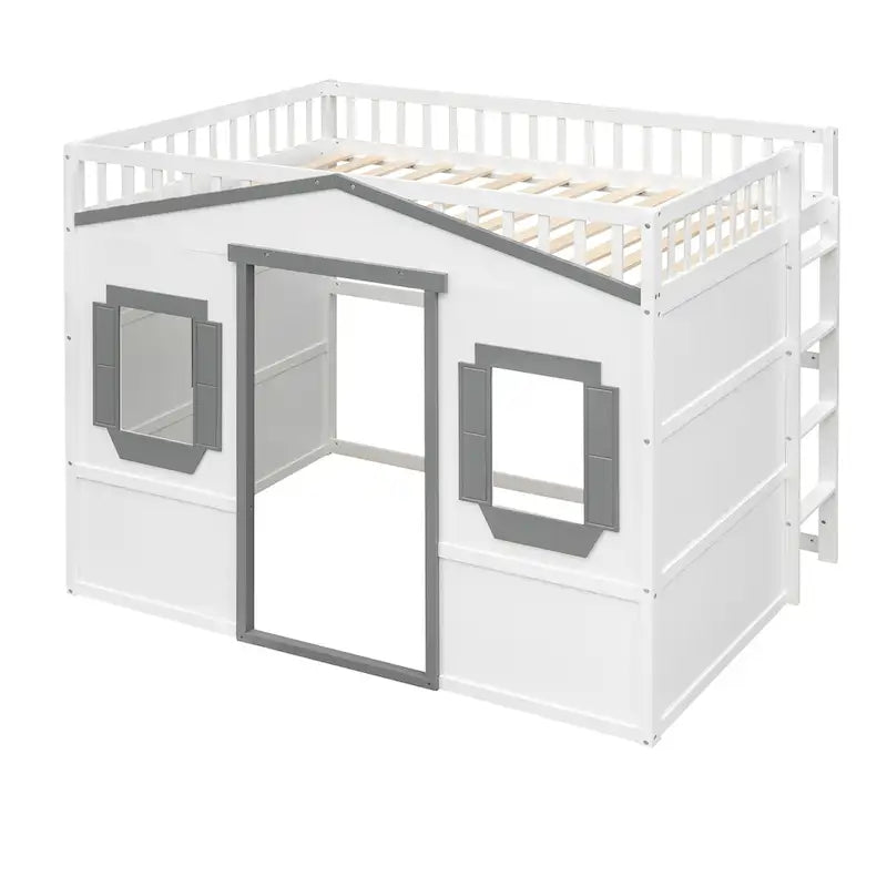 Castle Style Solid Pine Loft Bed