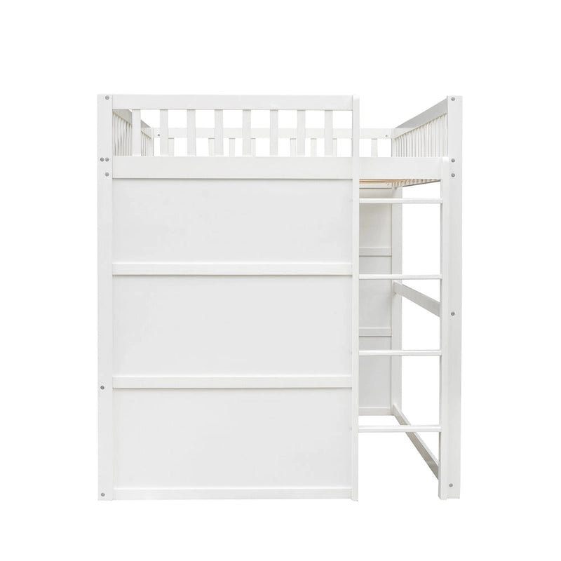 Castle Style Solid Pine Loft Bed