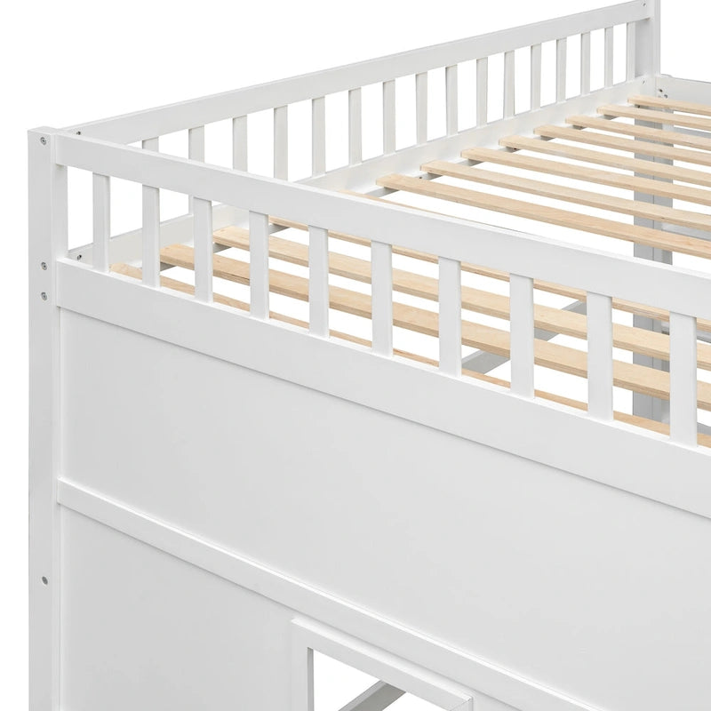 Castle Style Solid Pine Loft Bed