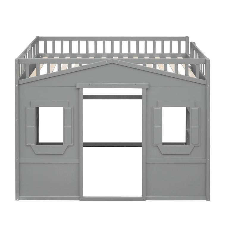 Castle Style Solid Pine Loft Bed