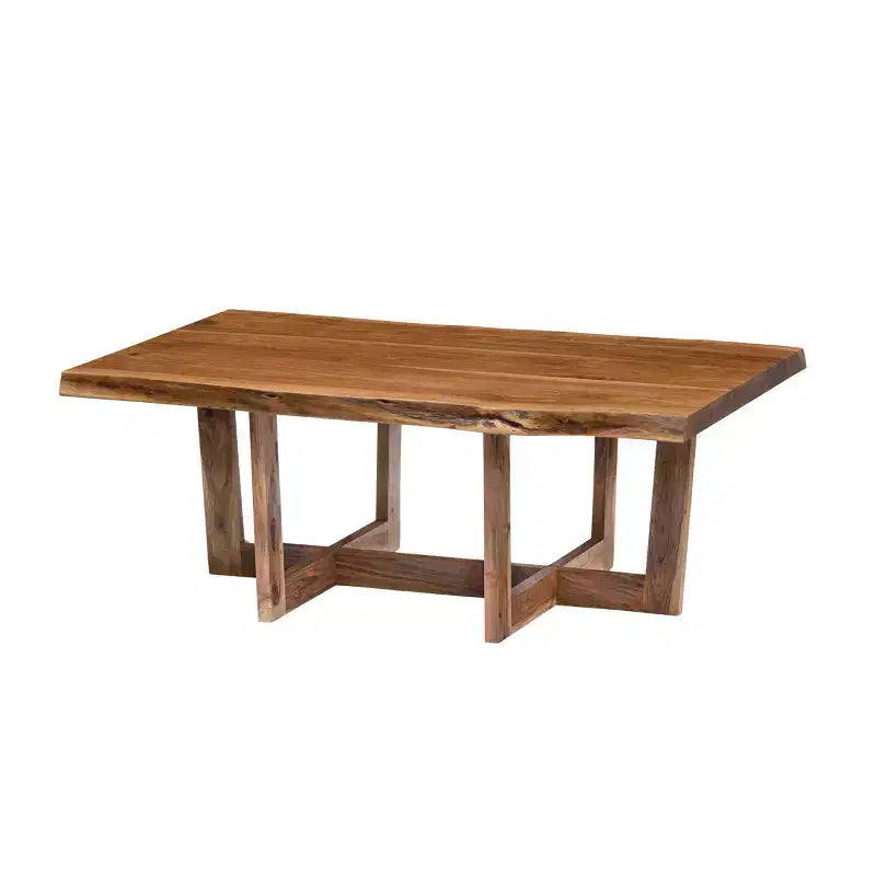 Berkshire Live Edge Wood Large Coffee Table Natural - Alaterre Furniture