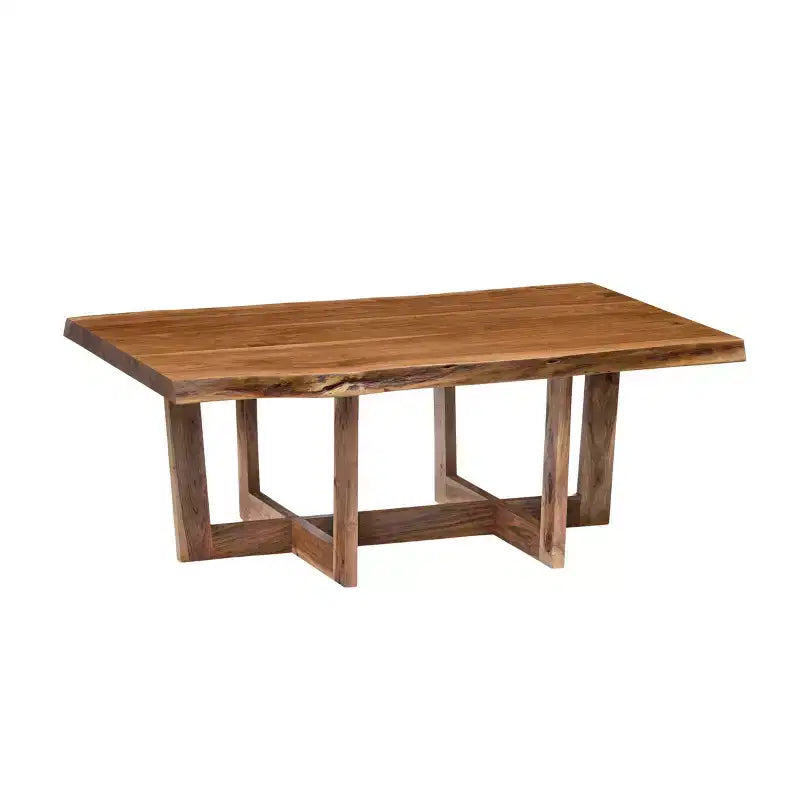 Berkshire Live Edge Wood Large Coffee Table Natural - Alaterre Furniture