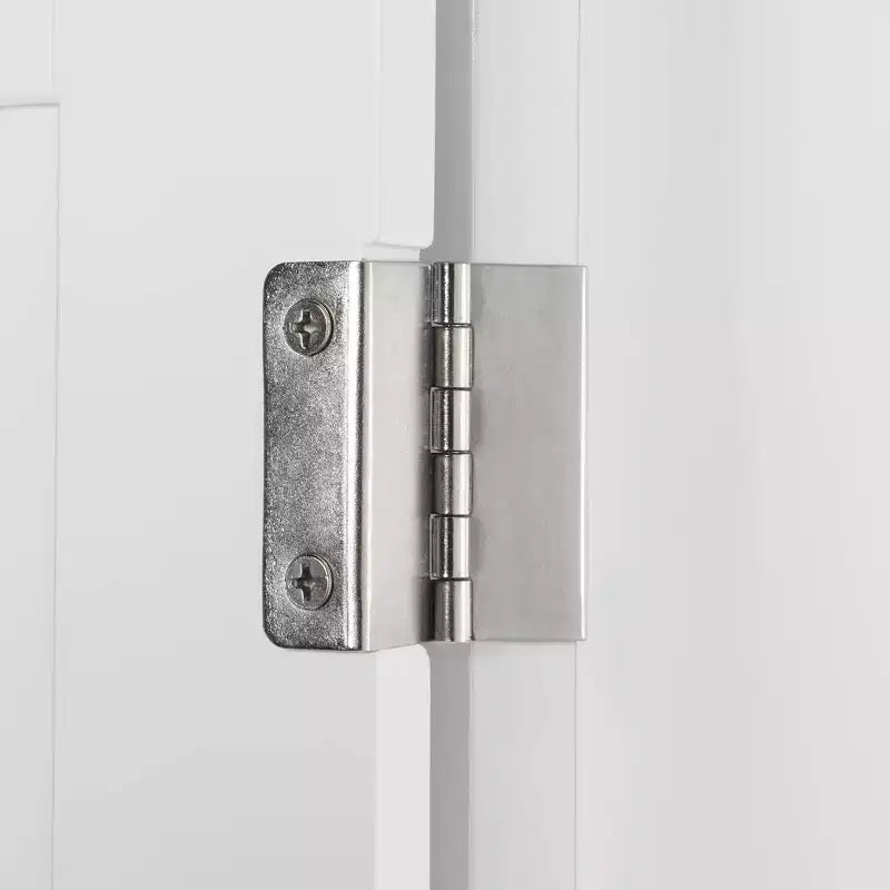 RiverRidge Somerset Two-Door Bathroom and Laundry Wall Mount Storage Medicine Cabinet with Open and Adjustable Shelf