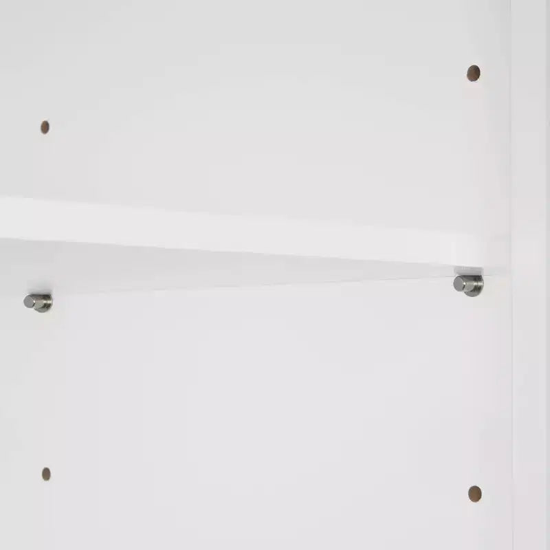 RiverRidge Somerset Two-Door Bathroom and Laundry Wall Mount Storage Medicine Cabinet with Open and Adjustable Shelf