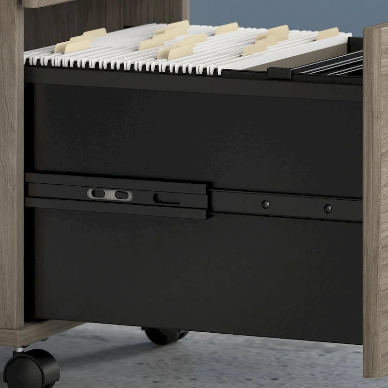 Hybrid 2 Drawer Mobile File Cabinet by Bush Business Furniture