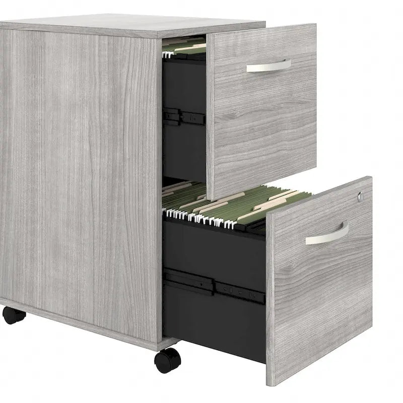 Hybrid 2 Drawer Mobile File Cabinet by Bush Business Furniture