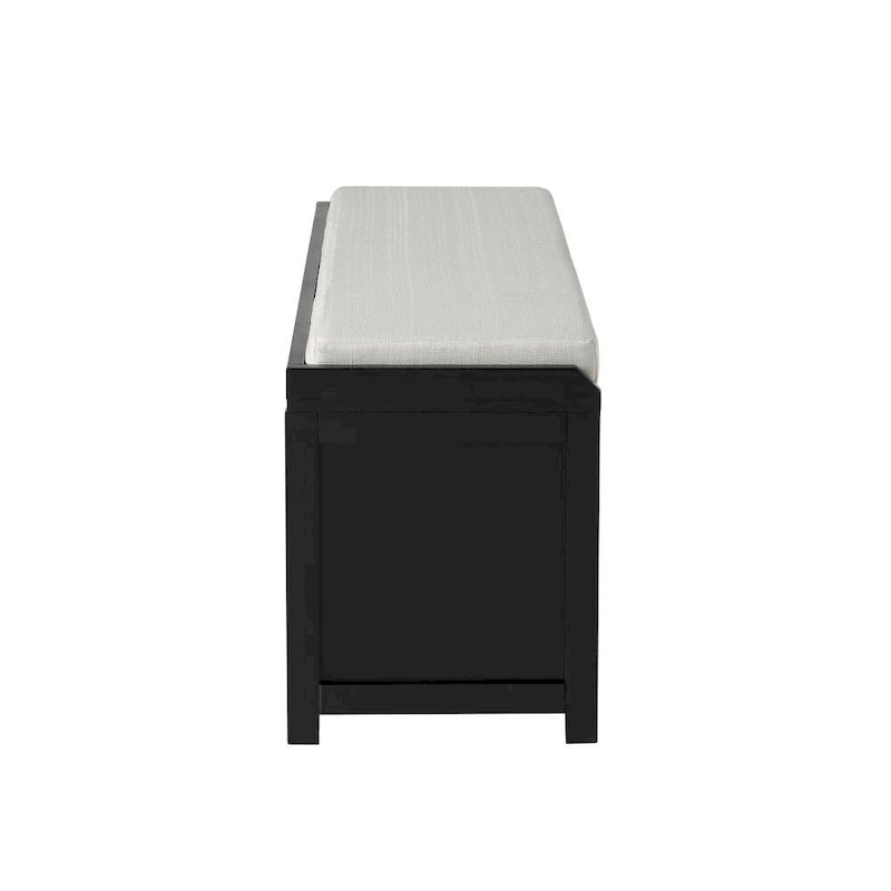 19.3 in.H X 46.85 in.W X 15.35 in.D Wood Storage Bench with Cabinets
