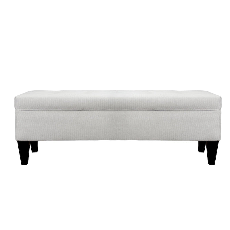 Brooke Corona Upholstered Button-tufted Wood Long Storage Bench