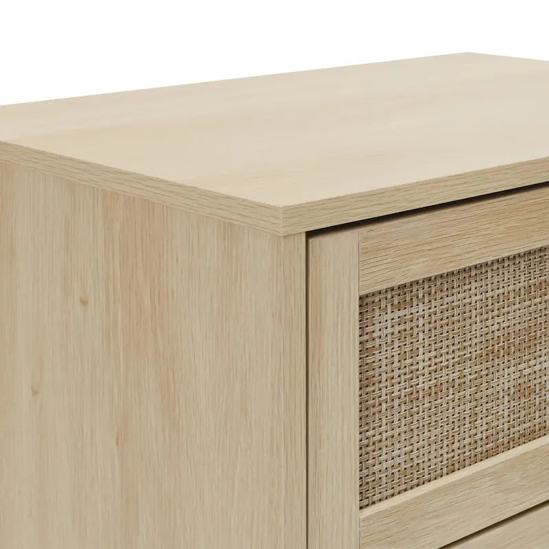 Rattan 3 Drawer Cabinet for bedroom living room