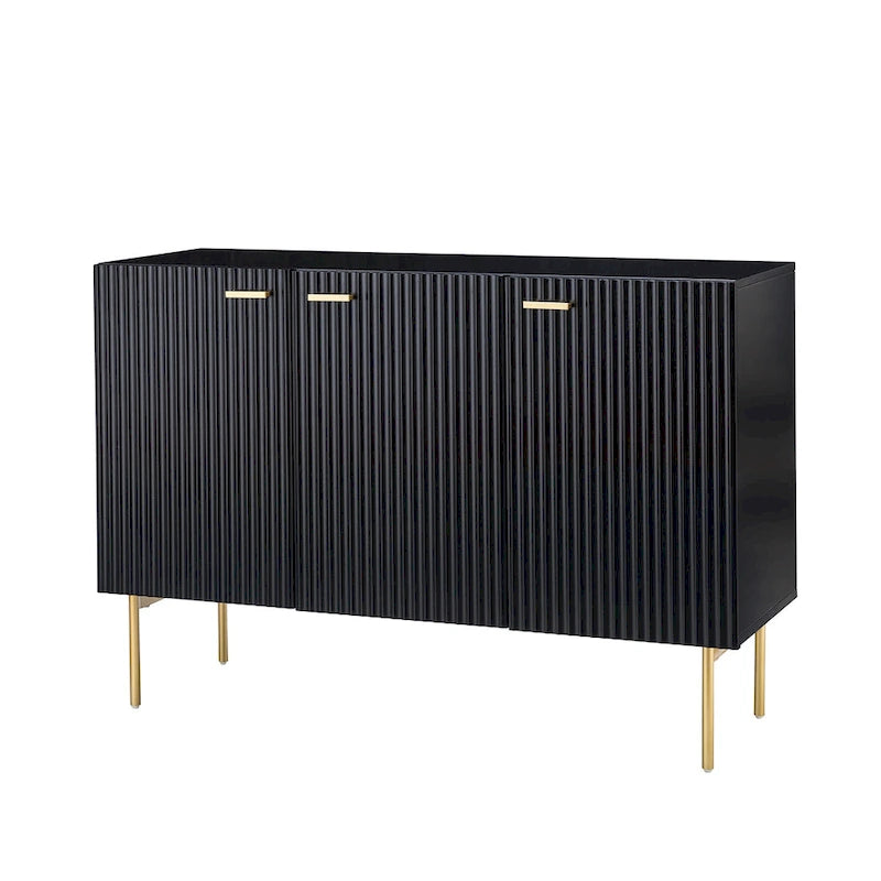 Anthedon Multifunctional 47 Buffet Sideboard Cabinet with 3 Doors by HULALA HOME