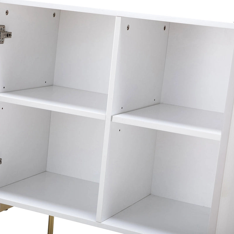 Anthedon Multifunctional 47 Buffet Sideboard Cabinet with 3 Doors by HULALA HOME