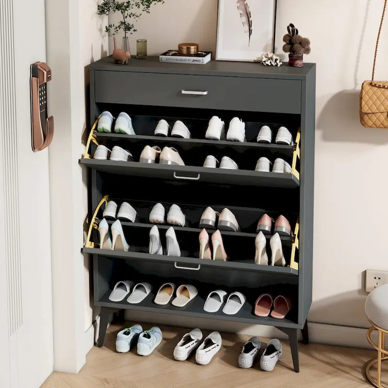 Shoe Cabinet , Shoe storage shelves