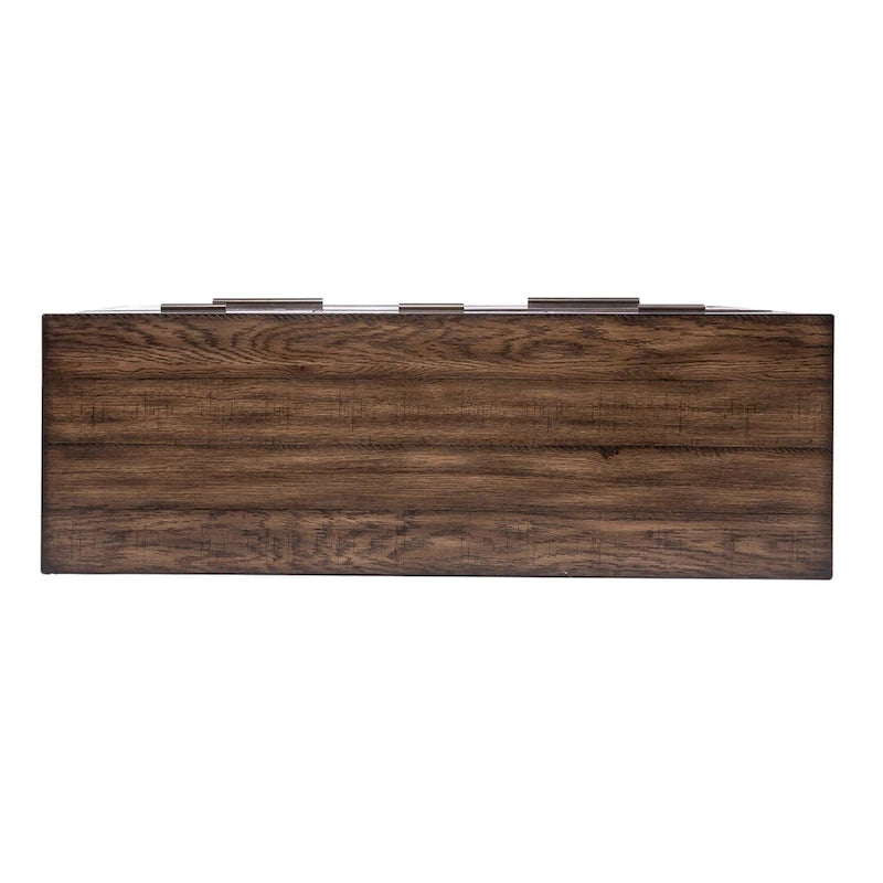 Lennox Weathered Chestnut Credenza Desk