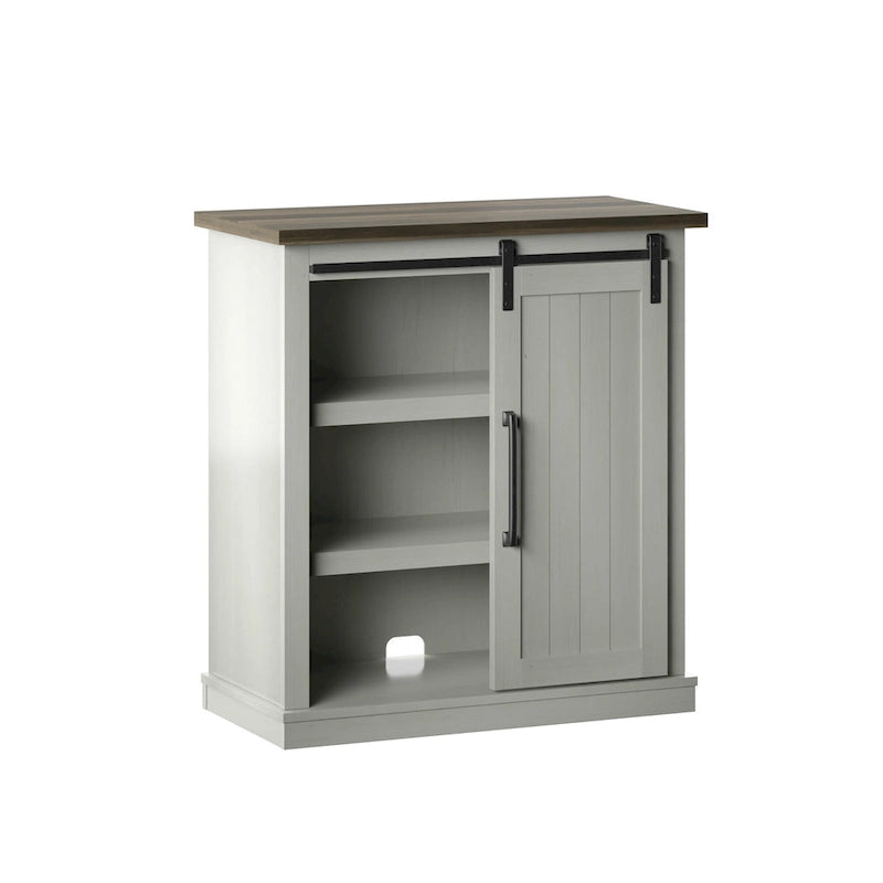 Accent Cabinet with Sliding Barn Door