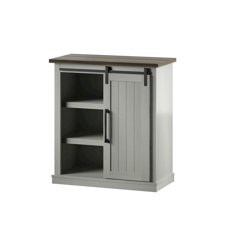 Accent Cabinet with Sliding Barn Door