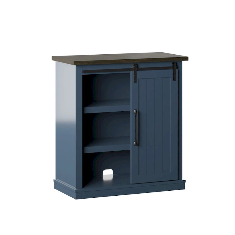 Accent Cabinet with Sliding Barn Door