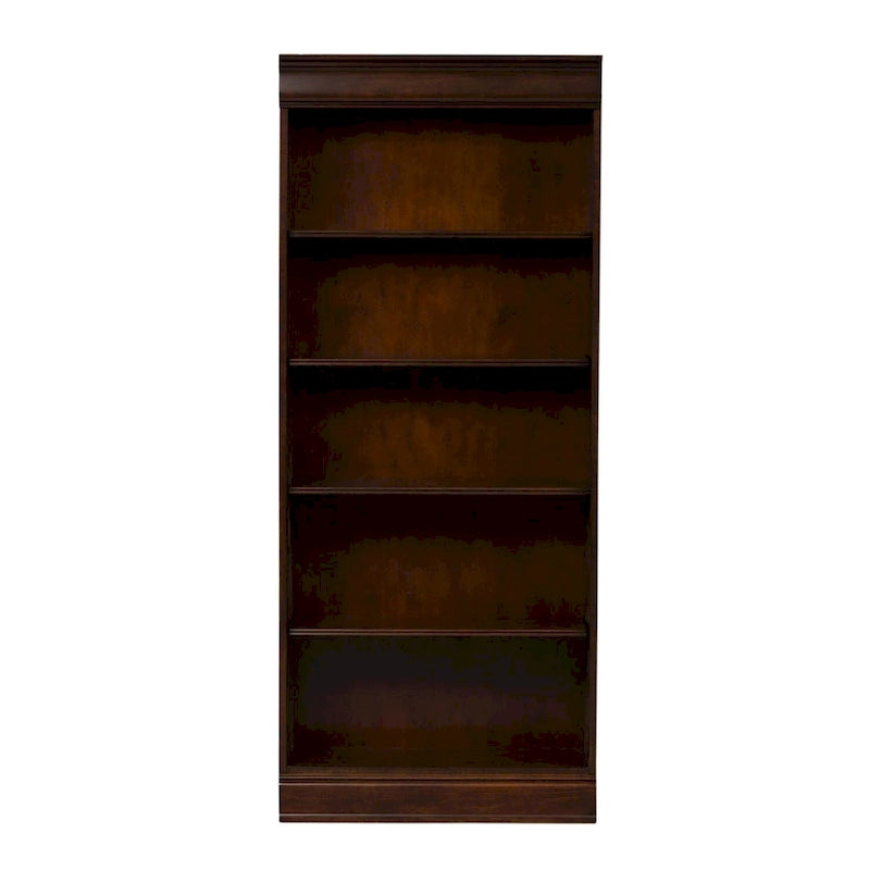 Brayton Manor Cognac Jr Executive 72 Inch Bookcase