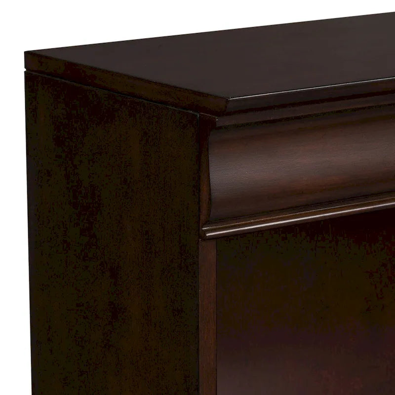 Brayton Manor Cognac Jr Executive 72 Inch Bookcase