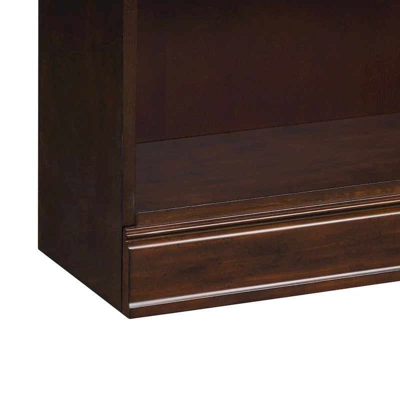 Brayton Manor Cognac Jr Executive 72 Inch Bookcase